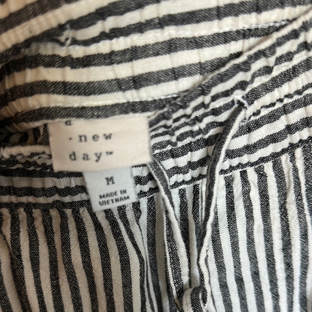 A New Day Monochrome Striped Garment - Picture 3 of 3